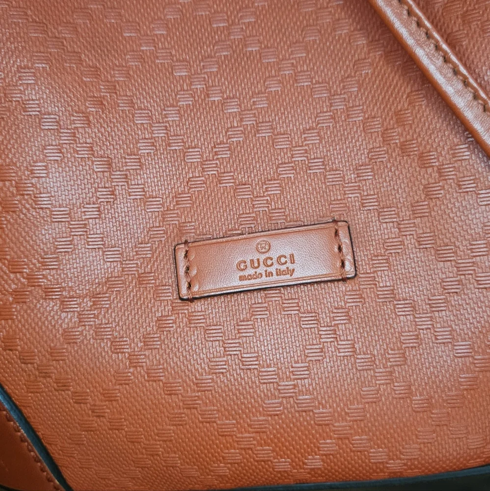 Gucci Bright Red Small Bucket Crossbody Bag - Picture 13 of 14
